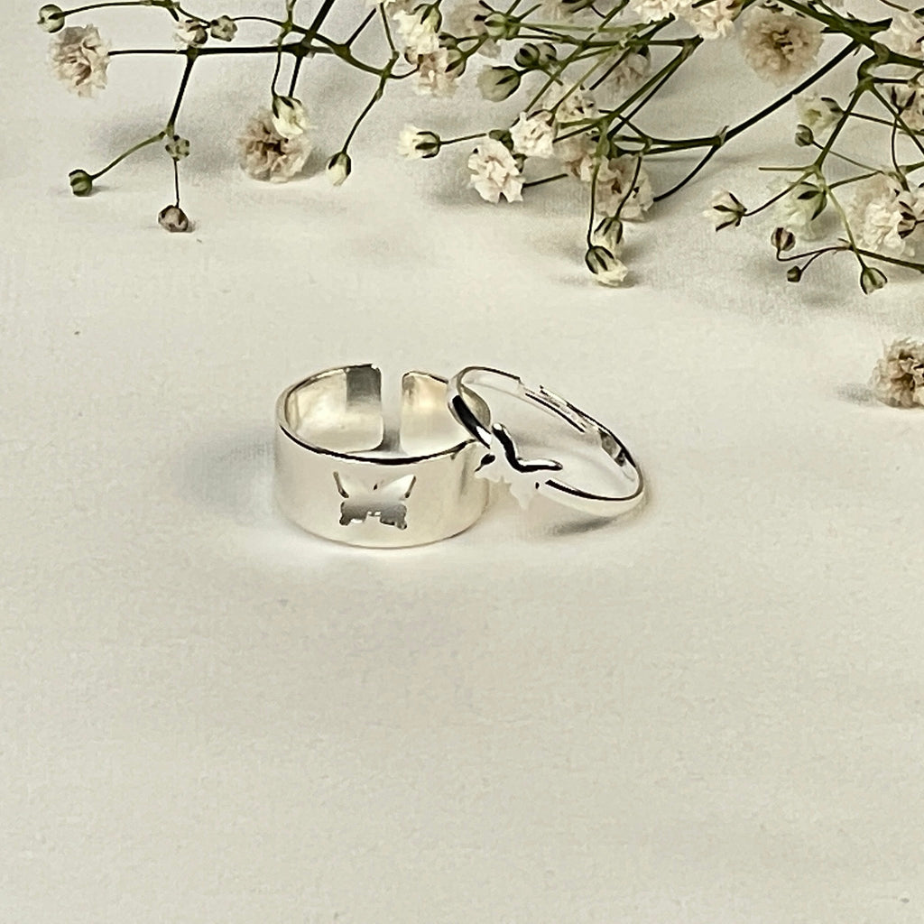 Butterfly Ring Set