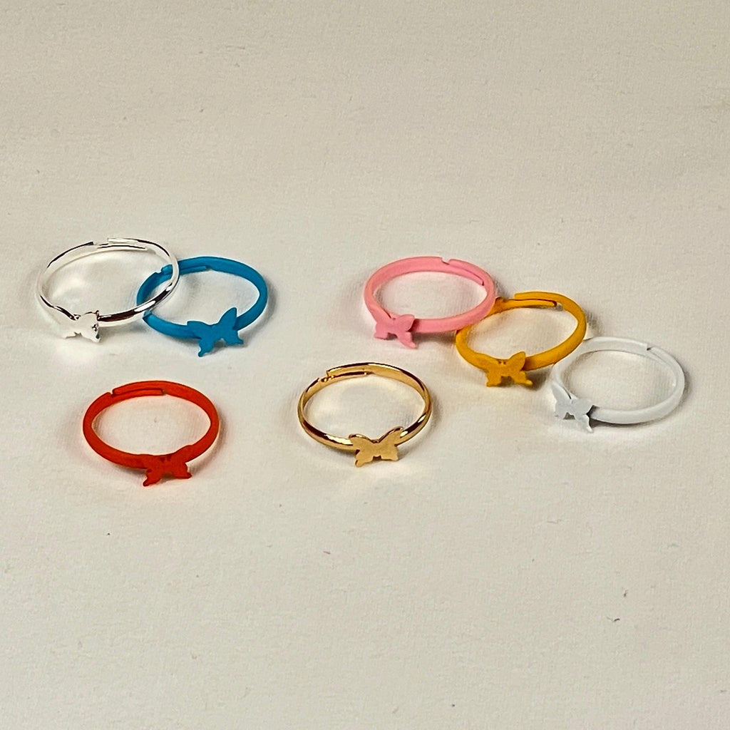 Butterfly Ring Set