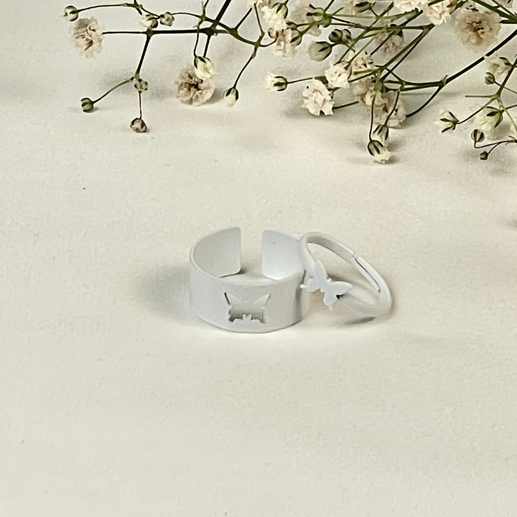 Butterfly Ring Set