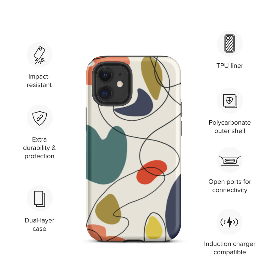 Premium iPhone Case - 50's Abstract