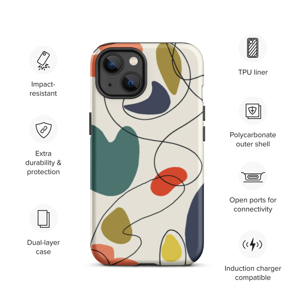 Premium iPhone Case - 50's Abstract