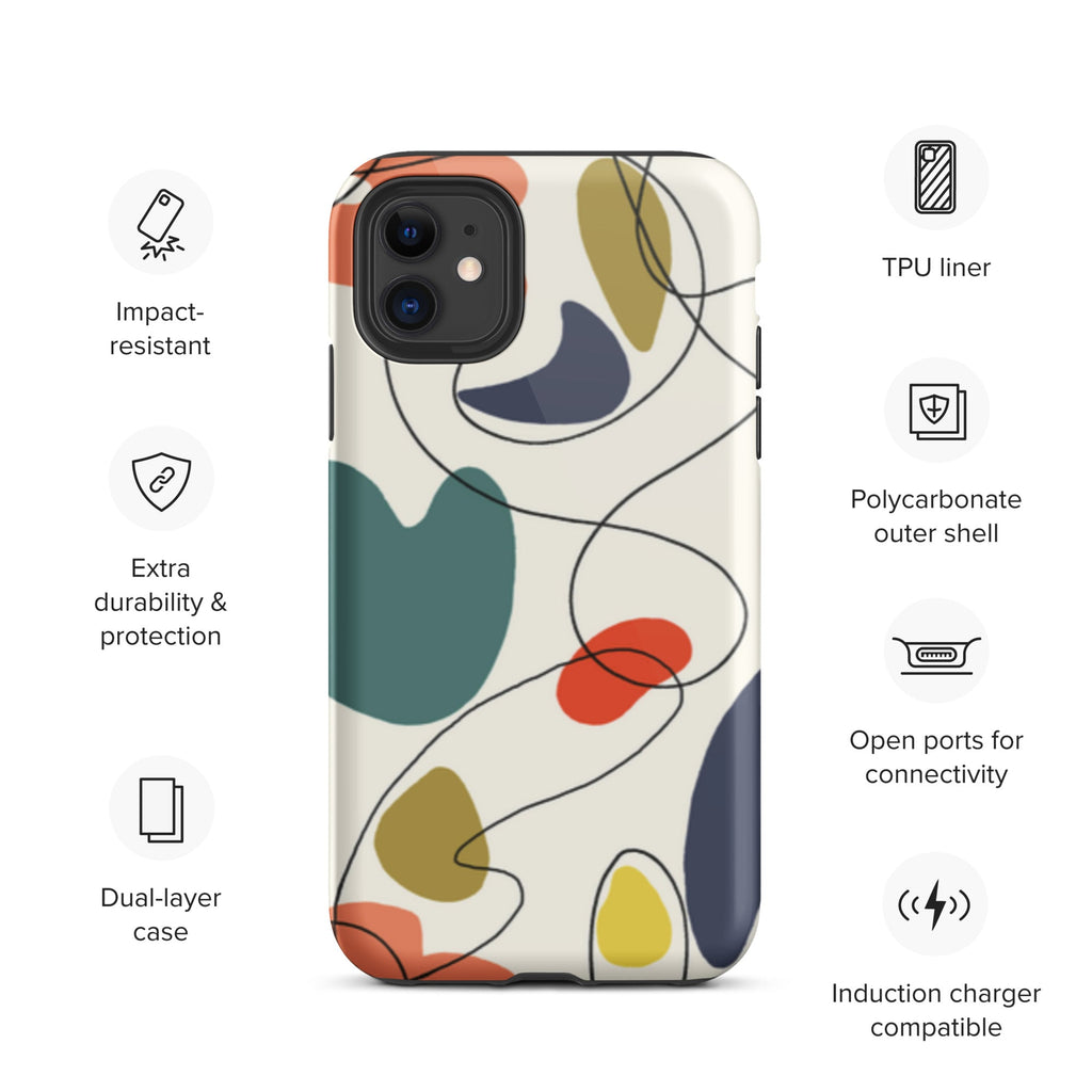 Premium iPhone Case - 50's Abstract