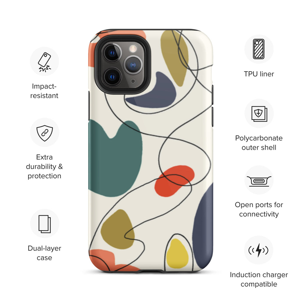 Premium iPhone Case - 50's Abstract