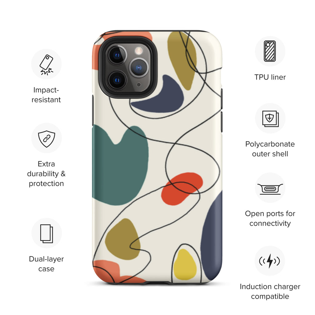 Premium iPhone Case - 50's Abstract