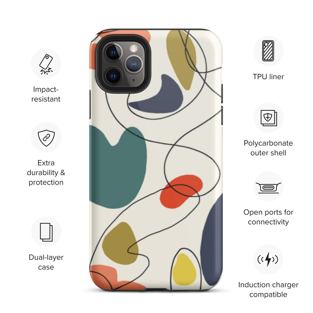 Premium iPhone Case - 50's Abstract