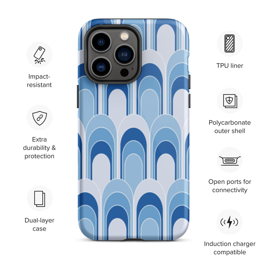 Premium iPhone Case - Blue Arches