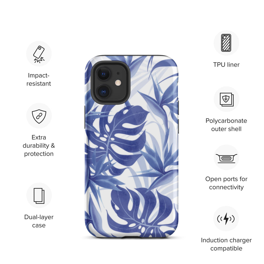 Premium iPhone Case - Blue Palms