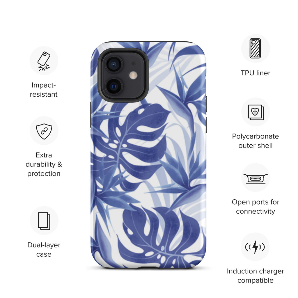 Premium iPhone Case - Blue Palms