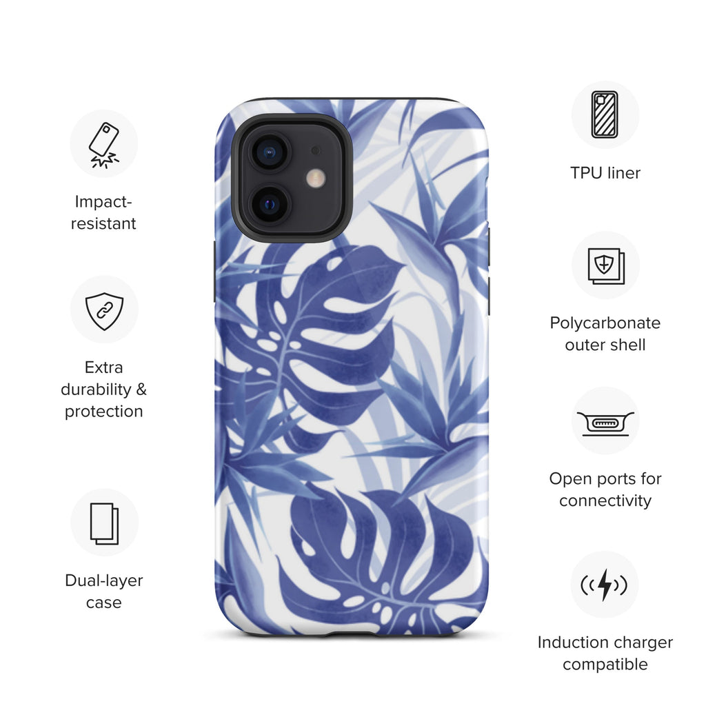 Premium iPhone Case - Blue Palms