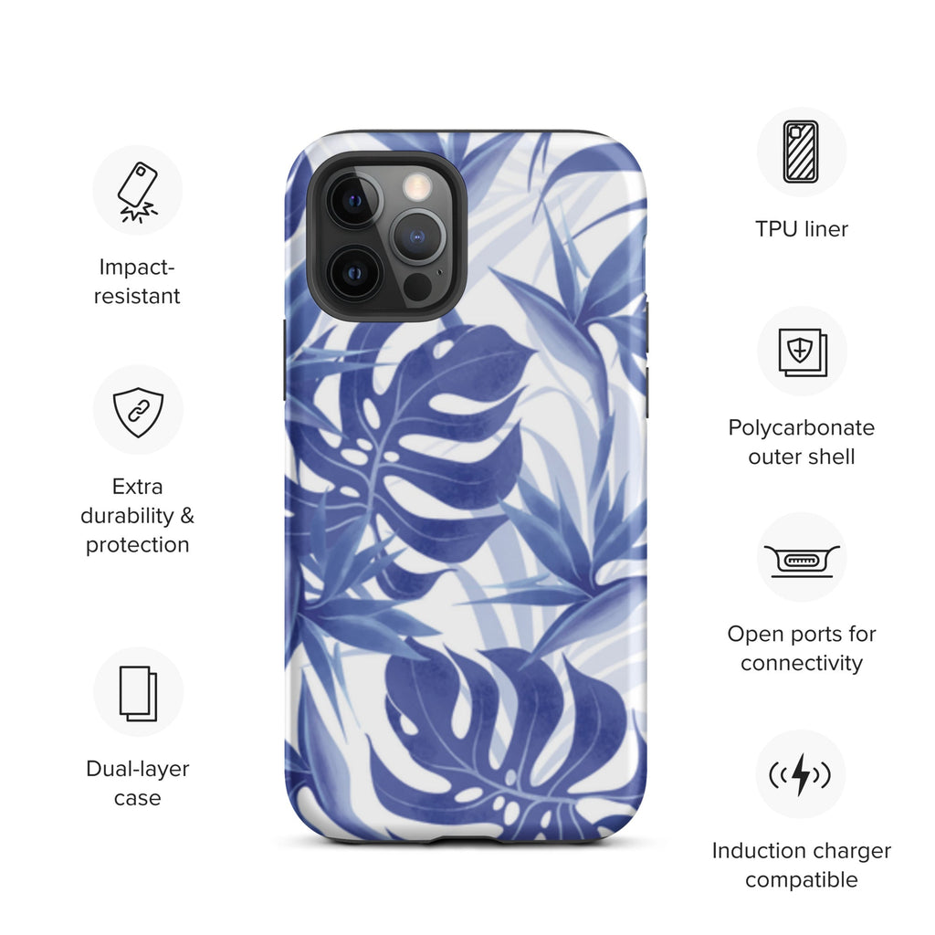 Premium iPhone Case - Blue Palms