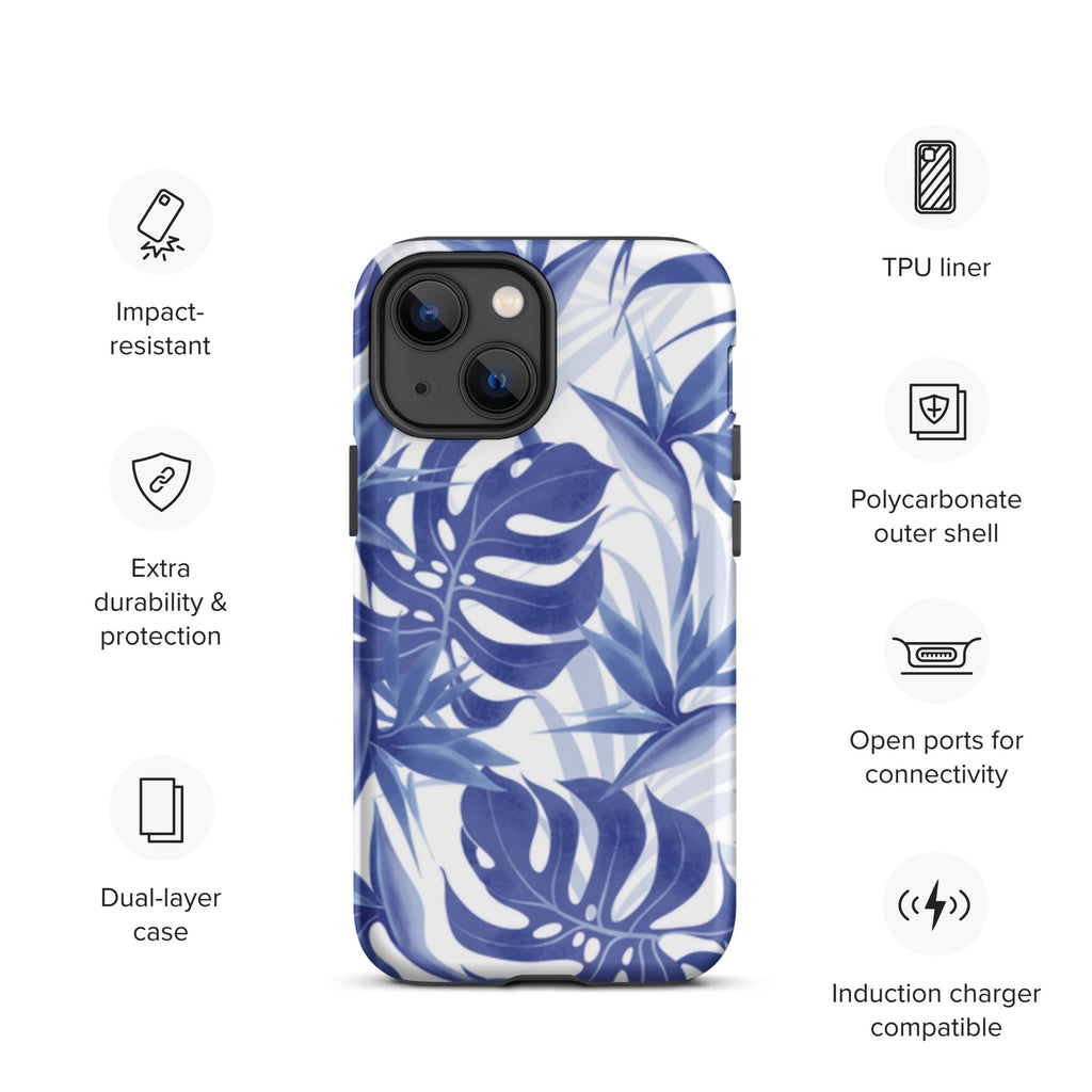 Premium iPhone Case - Blue Palms