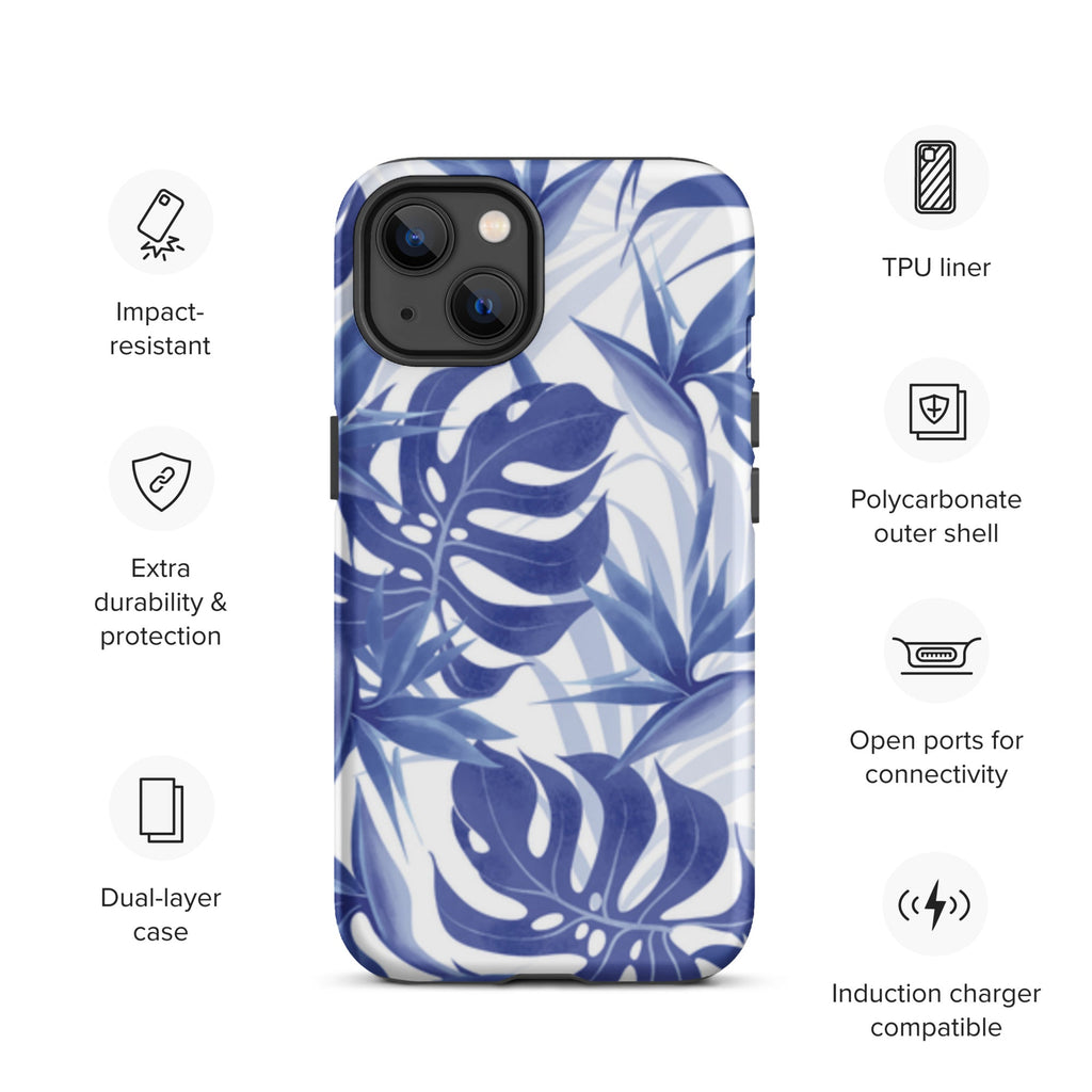 Premium iPhone Case - Blue Palms