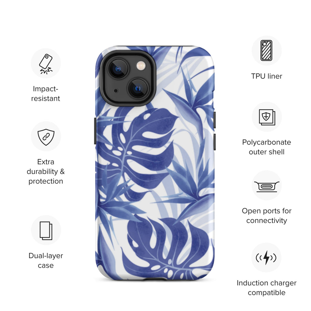 Premium iPhone Case - Blue Palms