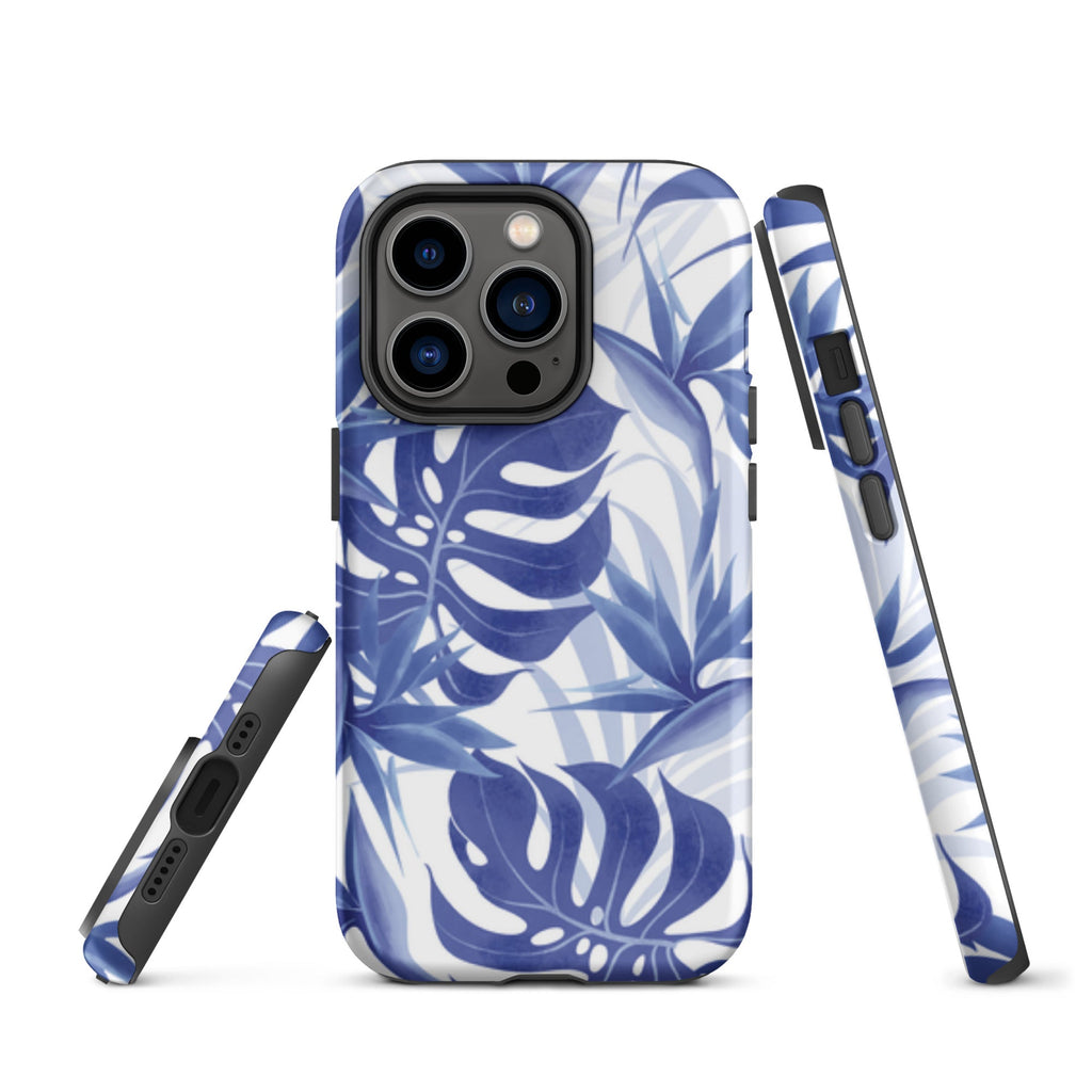 Premium iPhone Case - Blue Palms