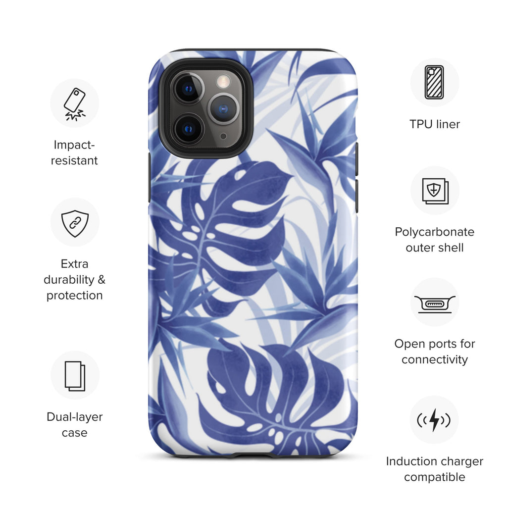 Premium iPhone Case - Blue Palms