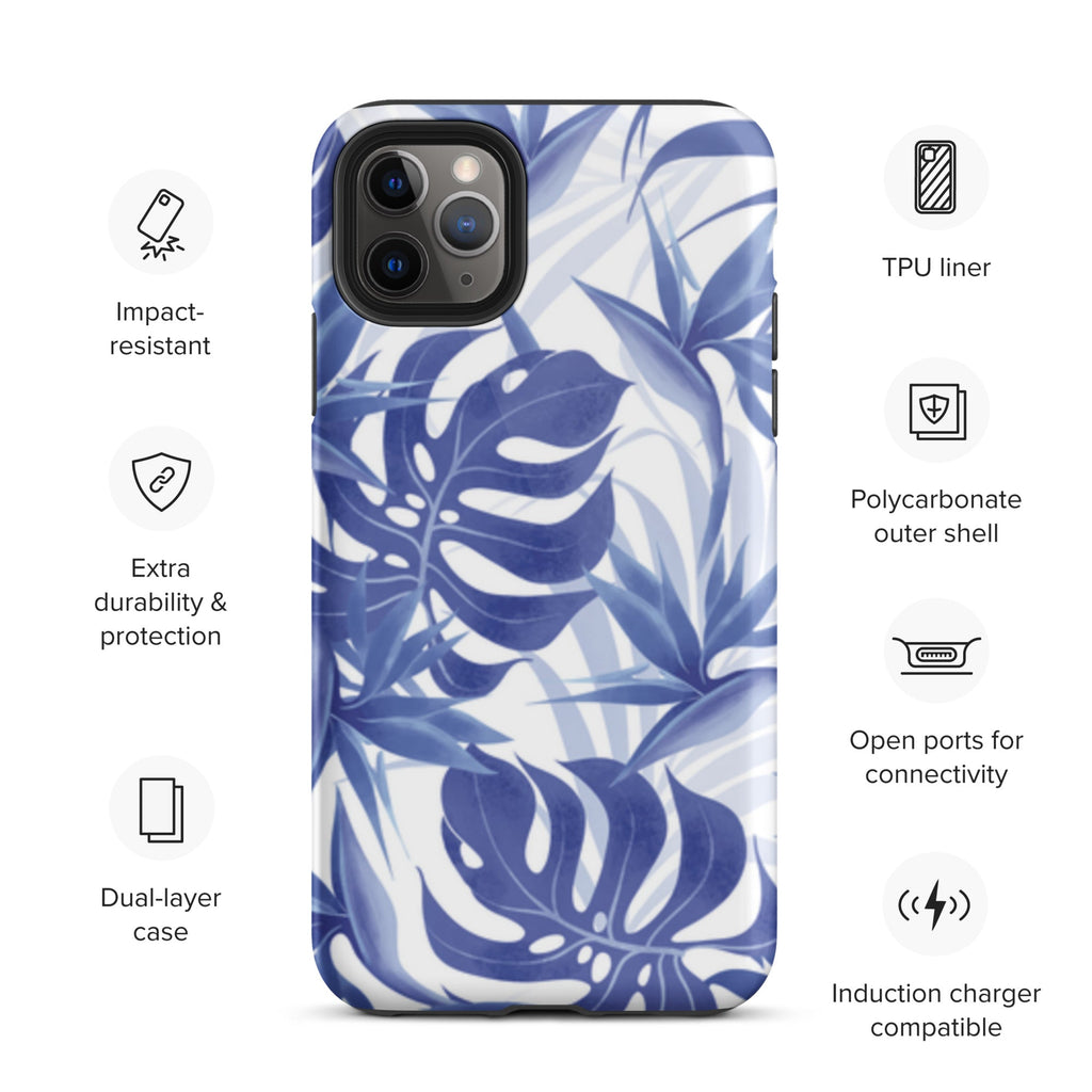 Premium iPhone Case - Blue Palms