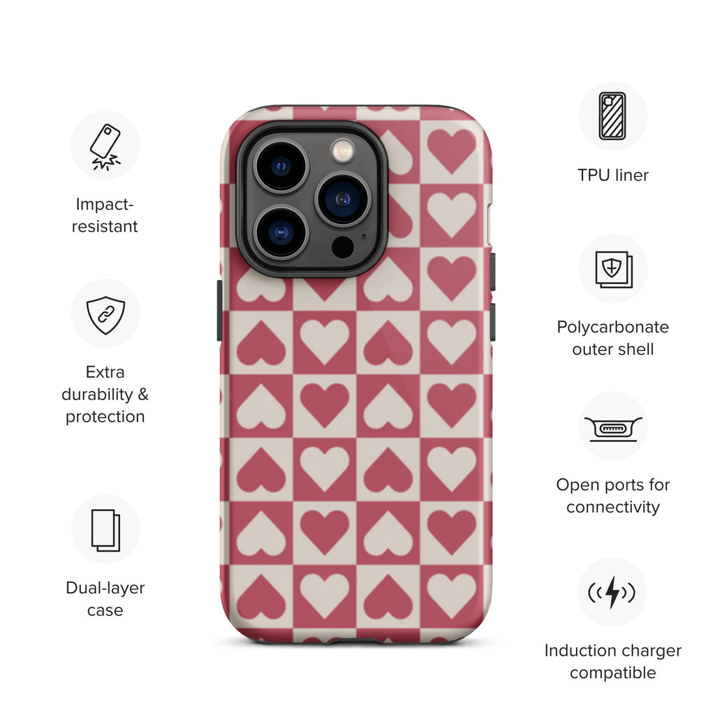 Premium iPhone Case - Boxes of Hearts