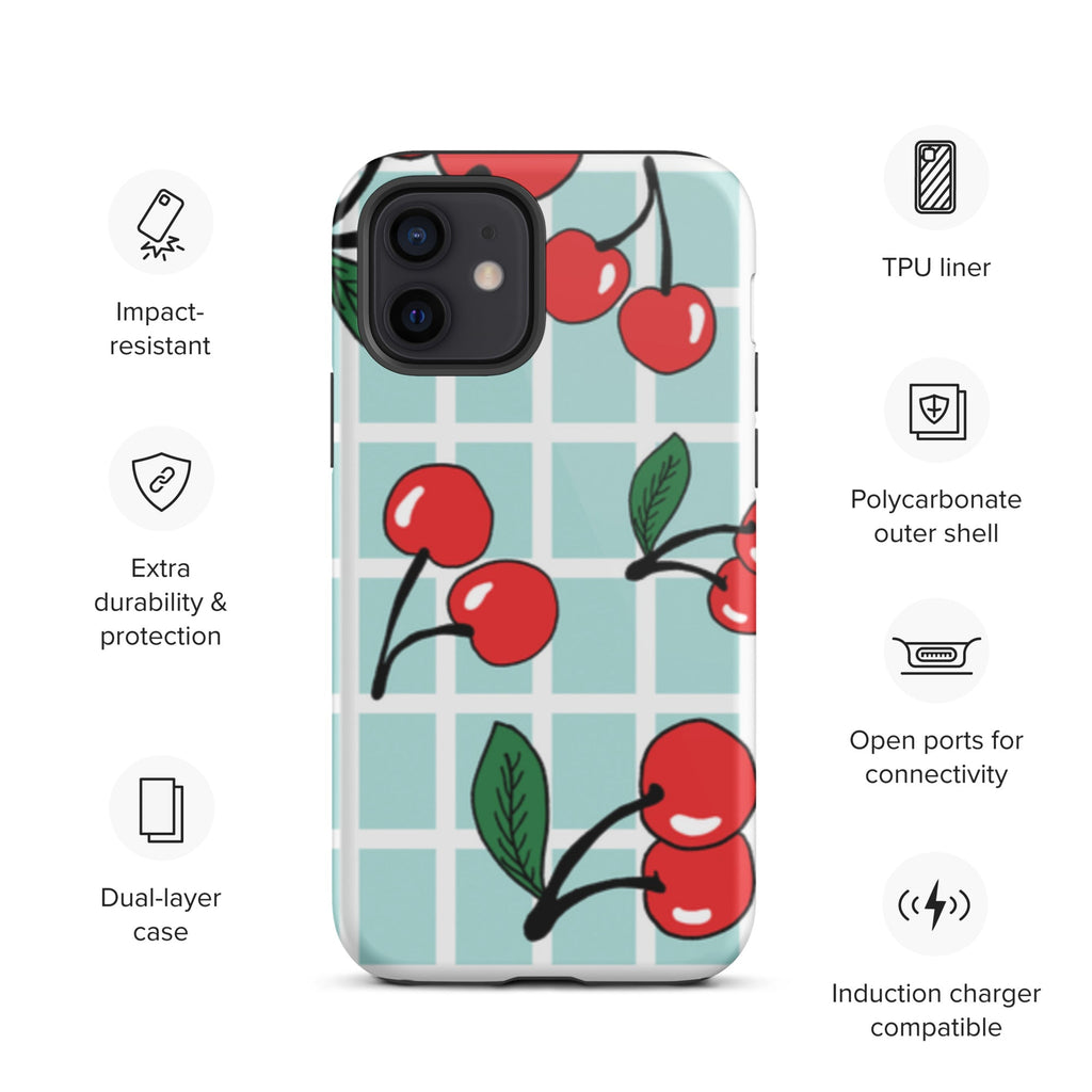 Premium iPhone Case - Cherries