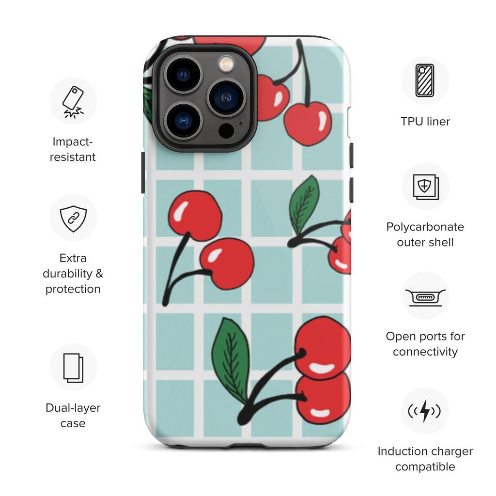 Premium iPhone Case - Cherries