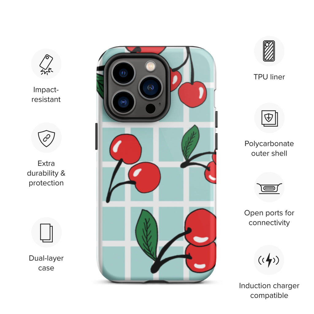 Premium iPhone Case - Cherries