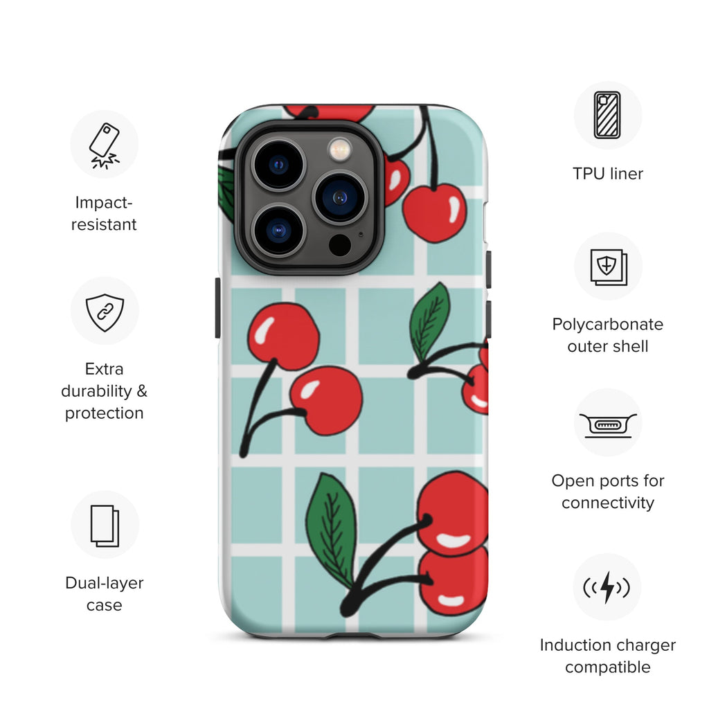 Premium iPhone Case - Cherries