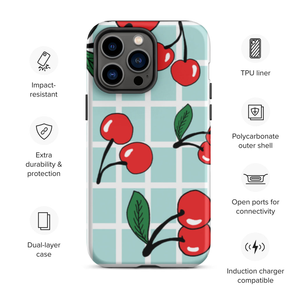 Premium iPhone Case - Cherries