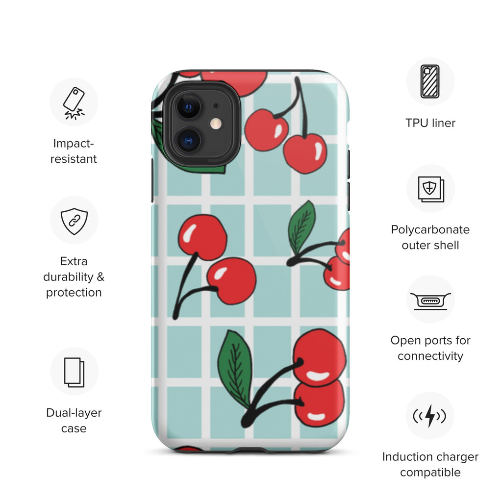 Premium iPhone Case - Cherries