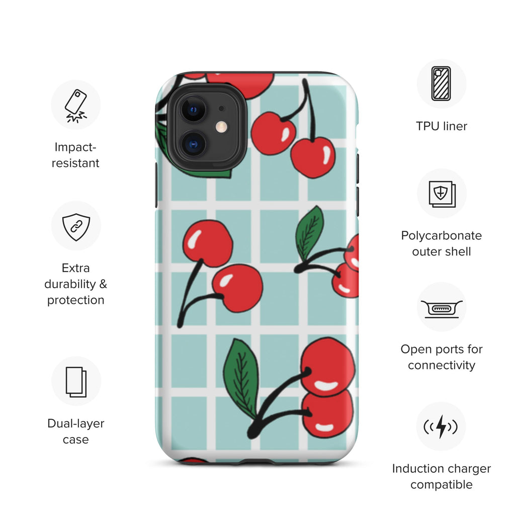 Premium iPhone Case - Cherries