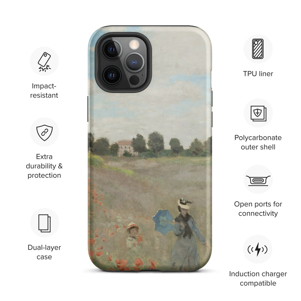 Premium iPhone Case - Monet Poppies