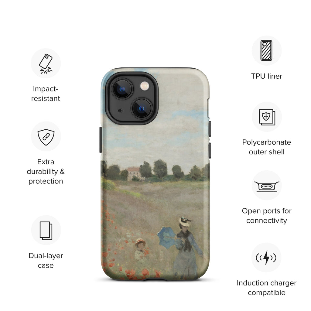 Premium iPhone Case - Monet Poppies