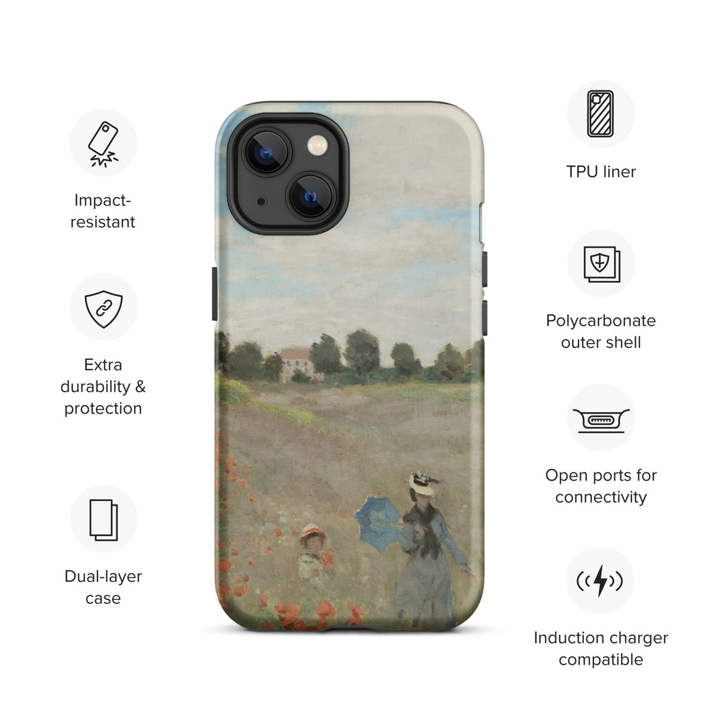 Premium iPhone Case - Monet Poppies