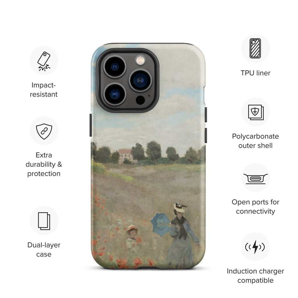 Premium iPhone Case - Monet Poppies