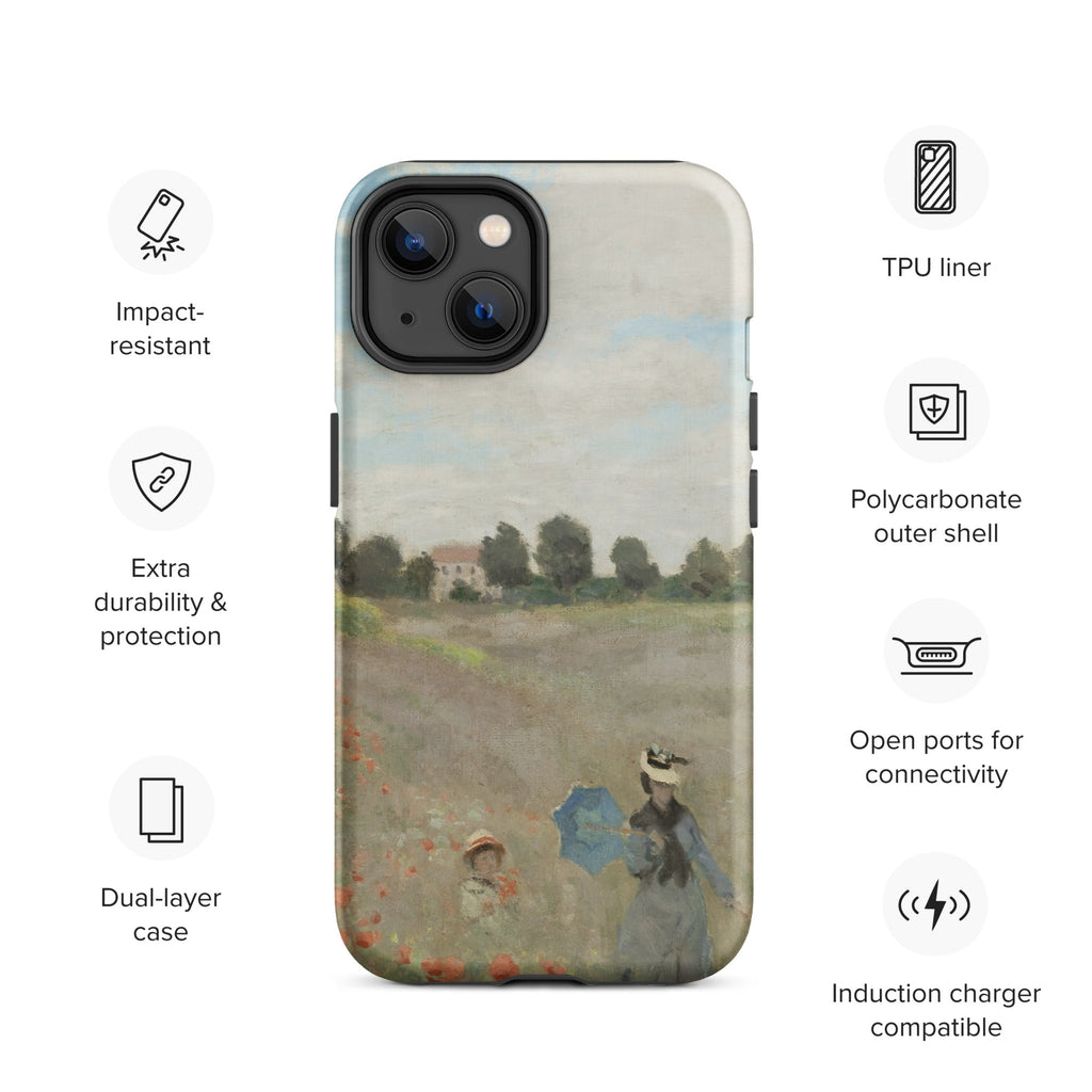 Premium iPhone Case - Monet Poppies