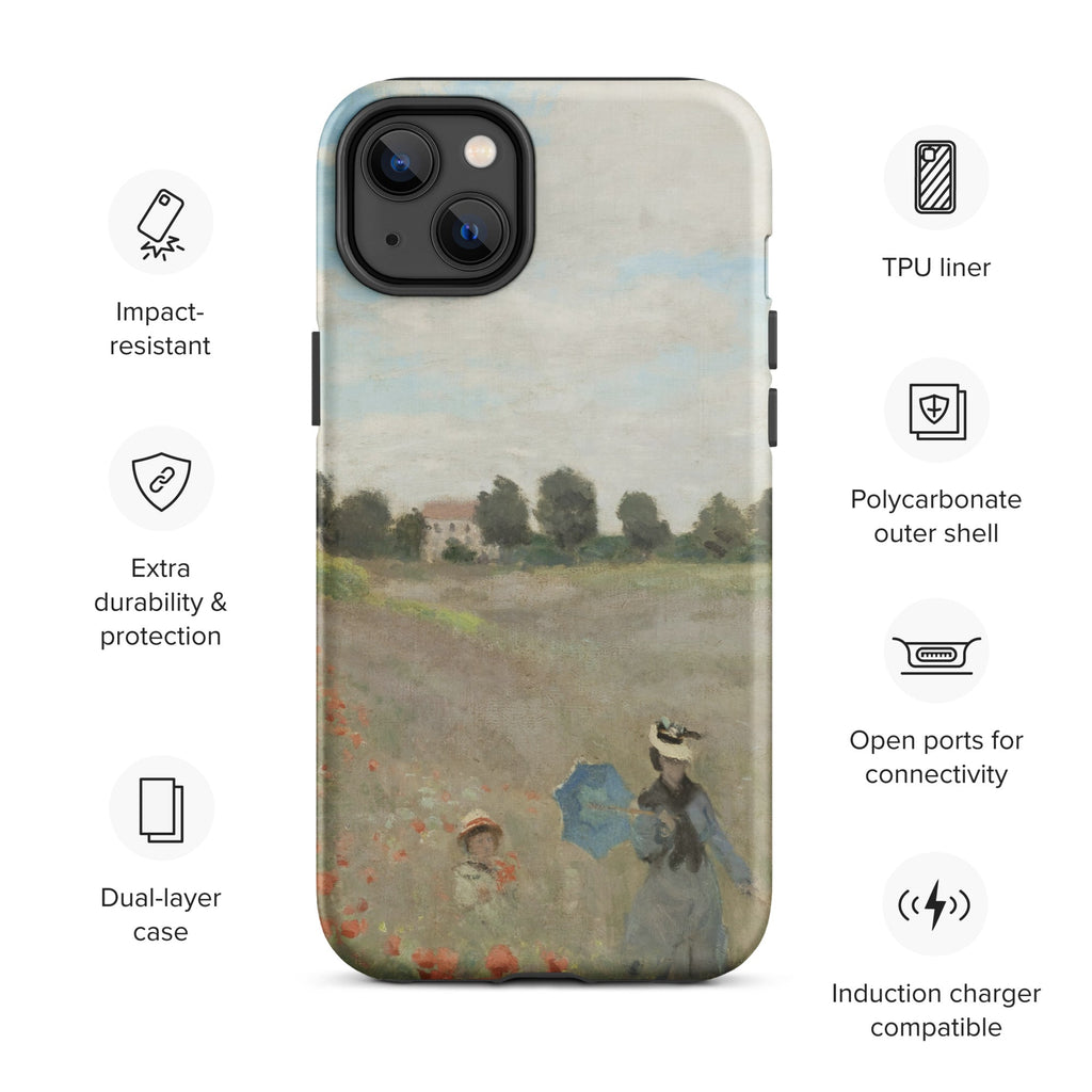 Premium iPhone Case - Monet Poppies