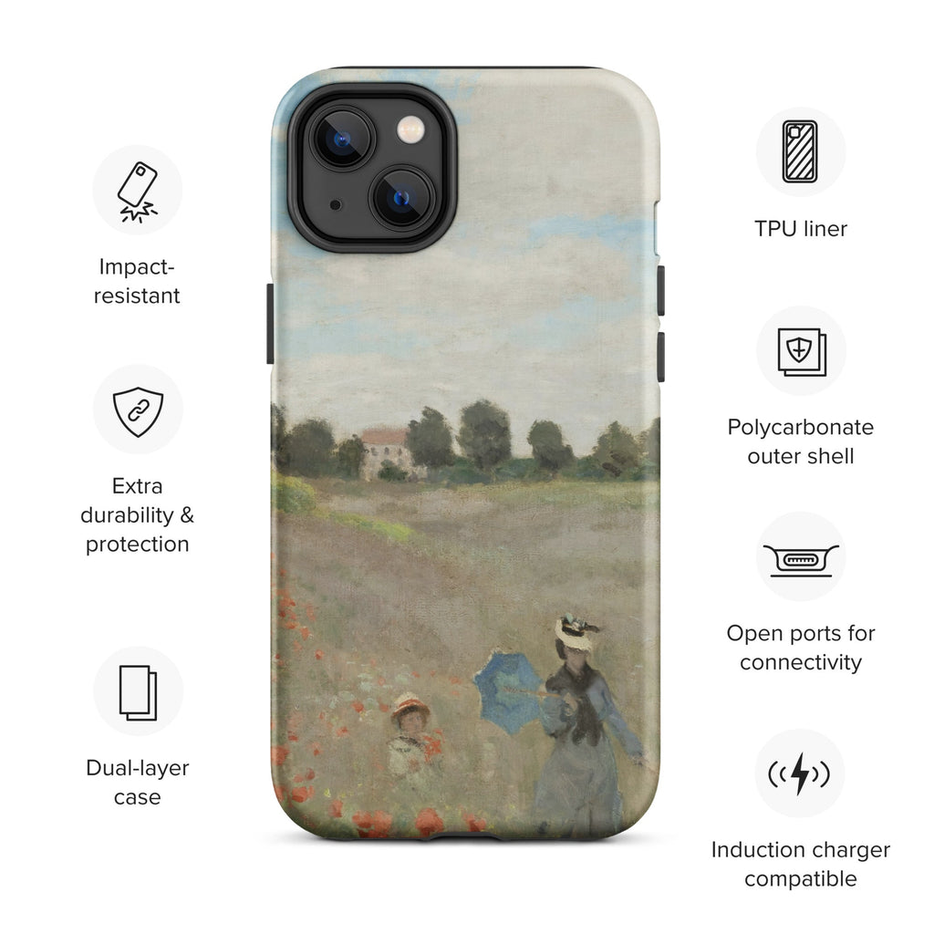 Premium iPhone Case - Monet Poppies