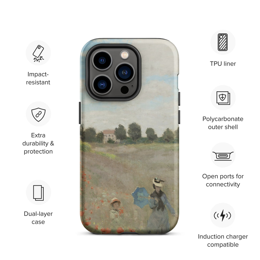 Premium iPhone Case - Monet Poppies