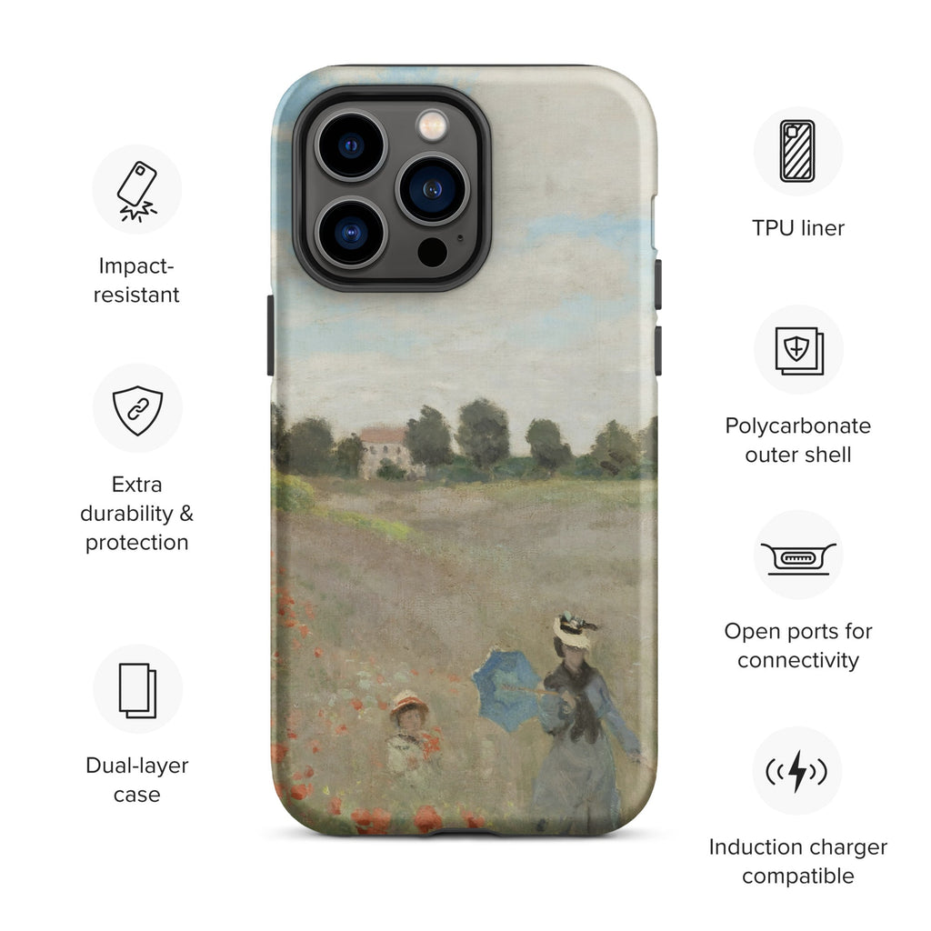 Premium iPhone Case - Monet Poppies