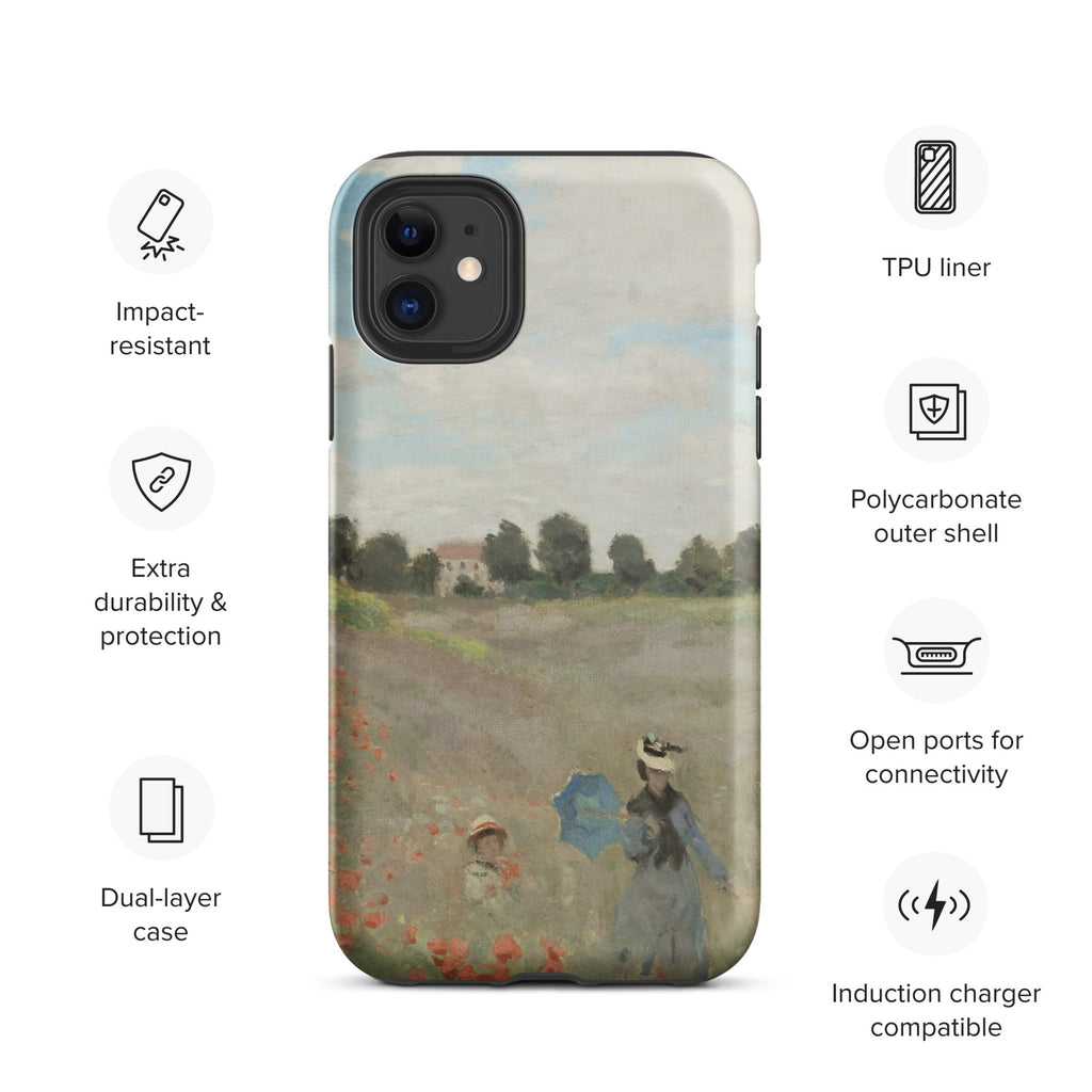 Premium iPhone Case - Monet Poppies