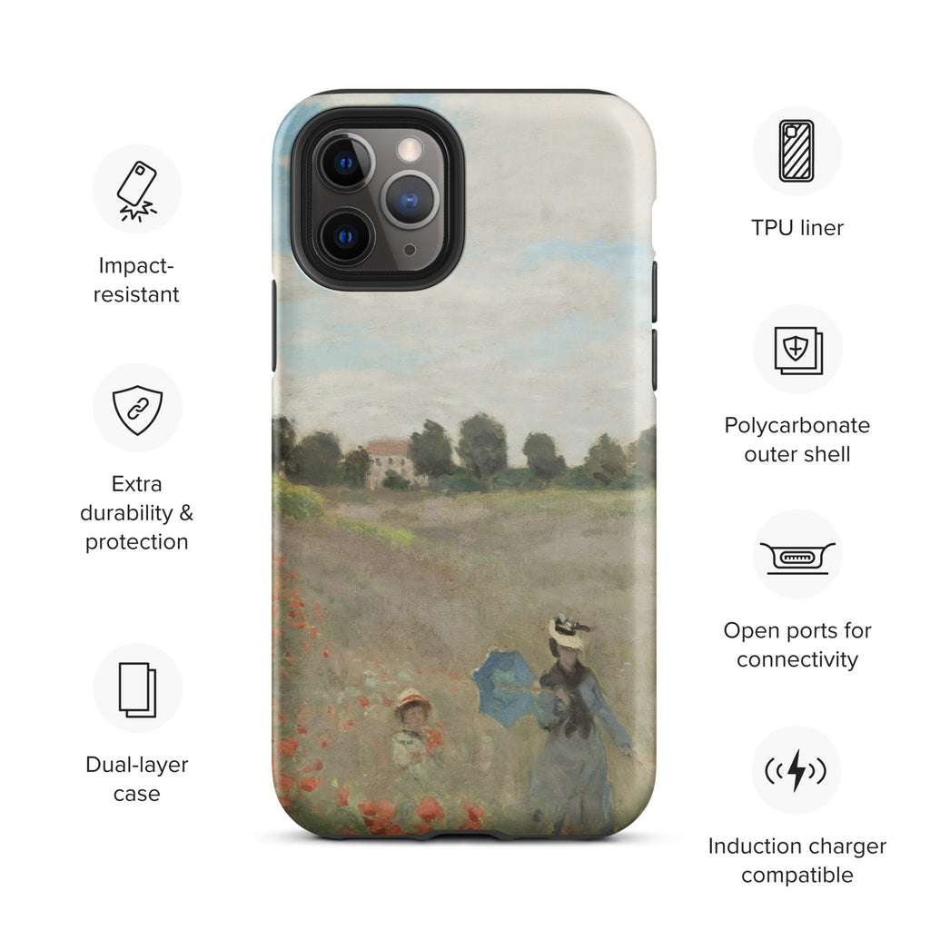 Premium iPhone Case - Monet Poppies