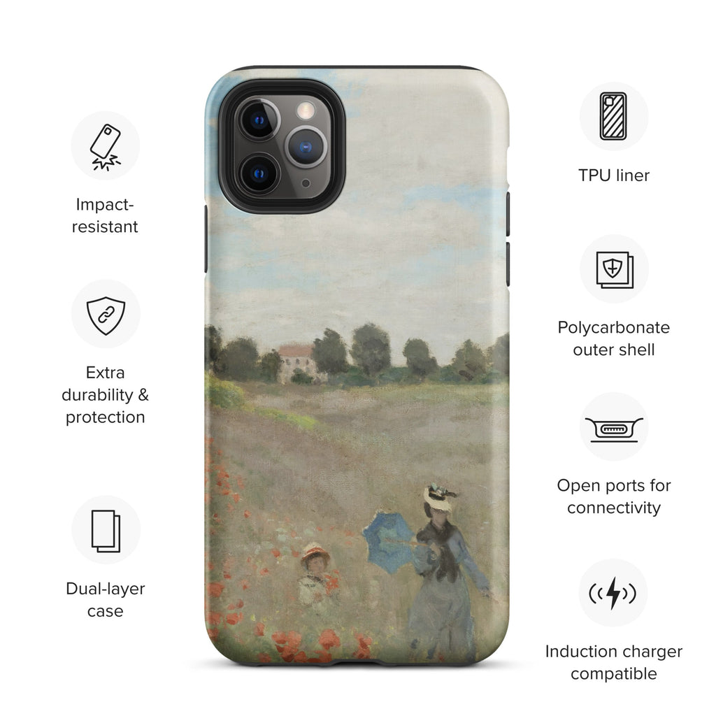 Premium iPhone Case - Monet Poppies