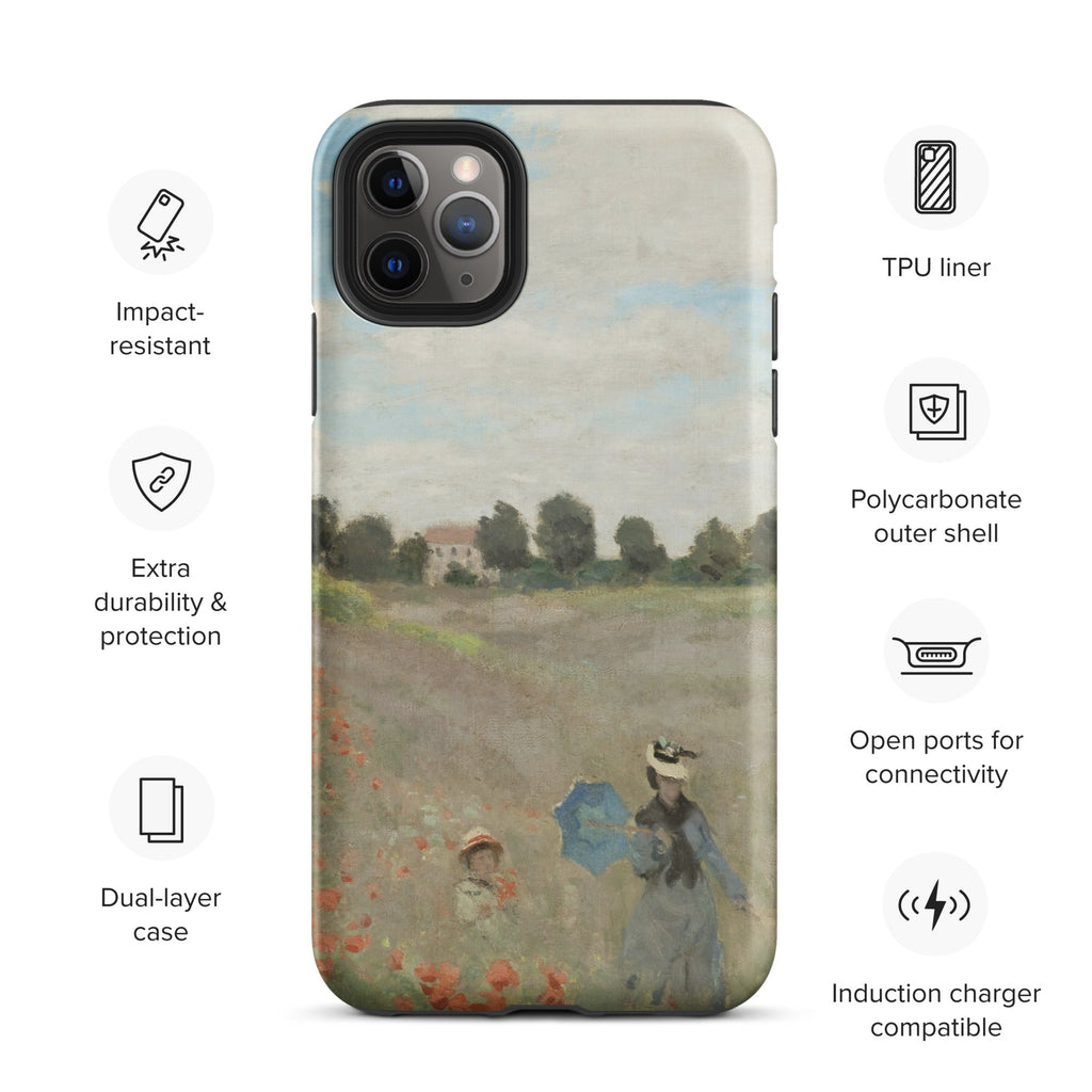 Premium iPhone Case - Monet Poppies