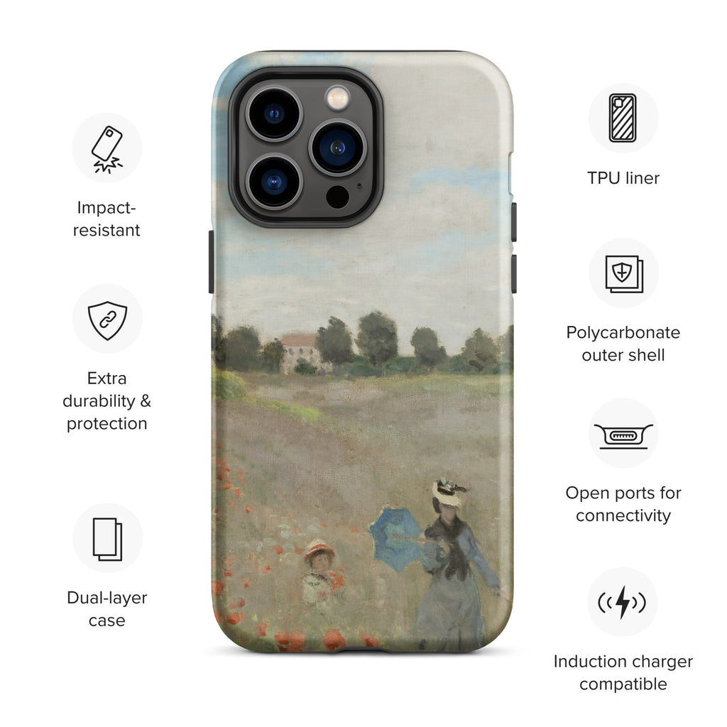 Premium iPhone Case - Monet Poppies