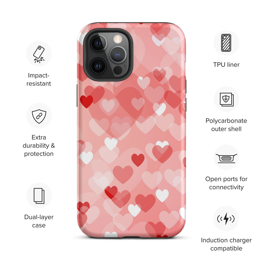 Premium iPhone Case - Multi-Heart