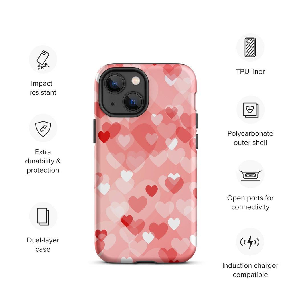 Premium iPhone Case - Multi-Heart