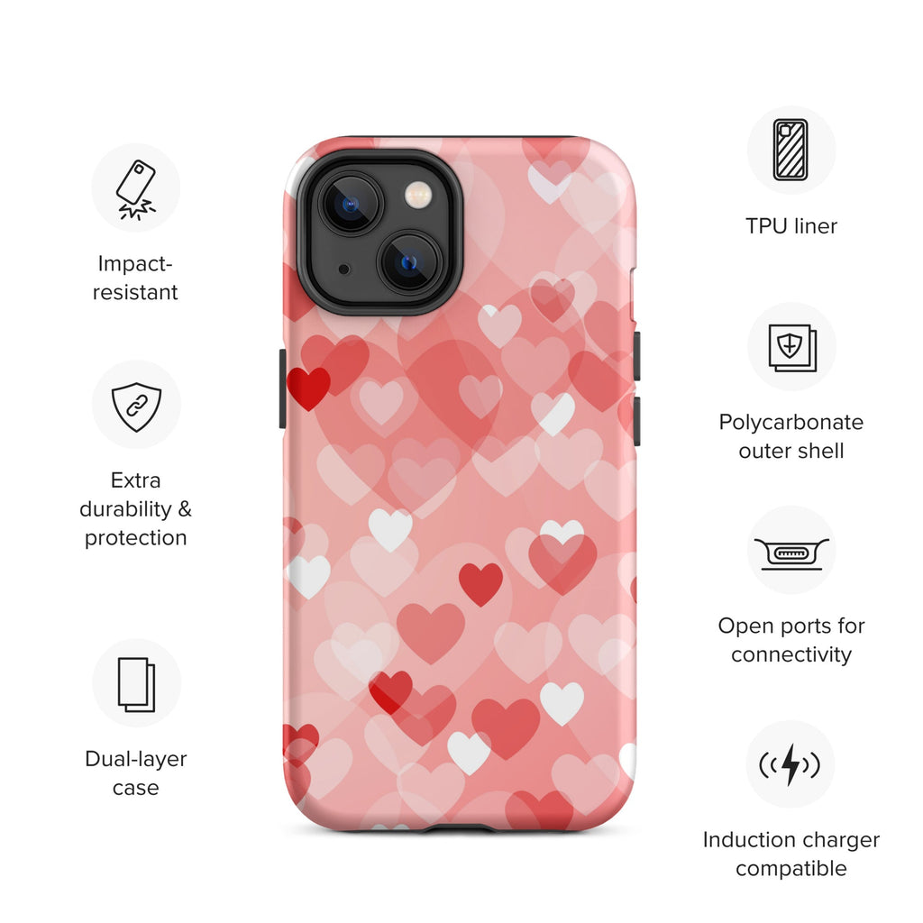 Premium iPhone Case - Multi-Heart