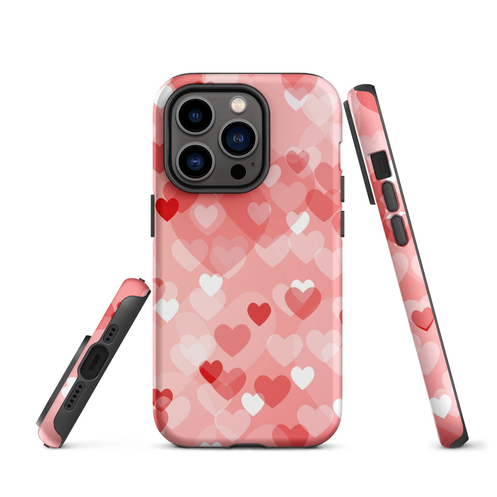 Premium iPhone Case - Multi-Heart