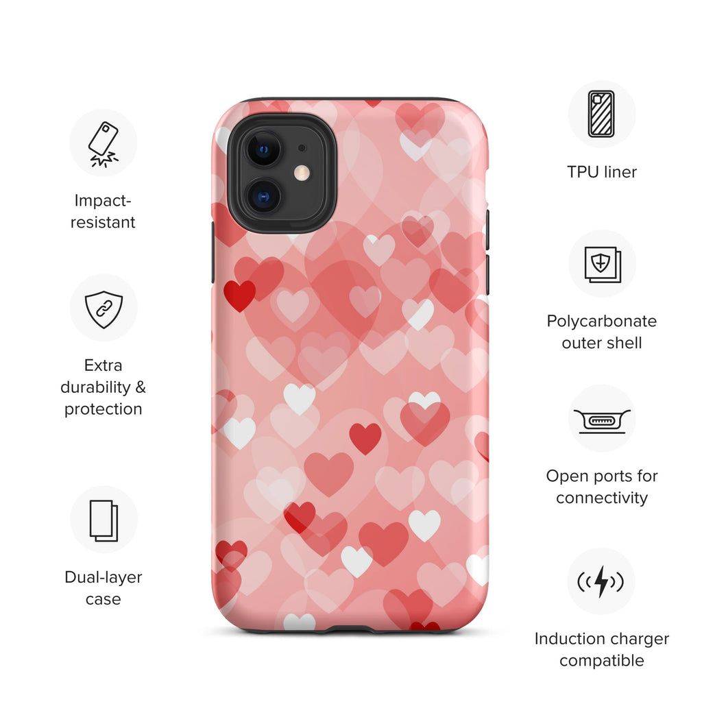 Premium iPhone Case - Multi-Heart