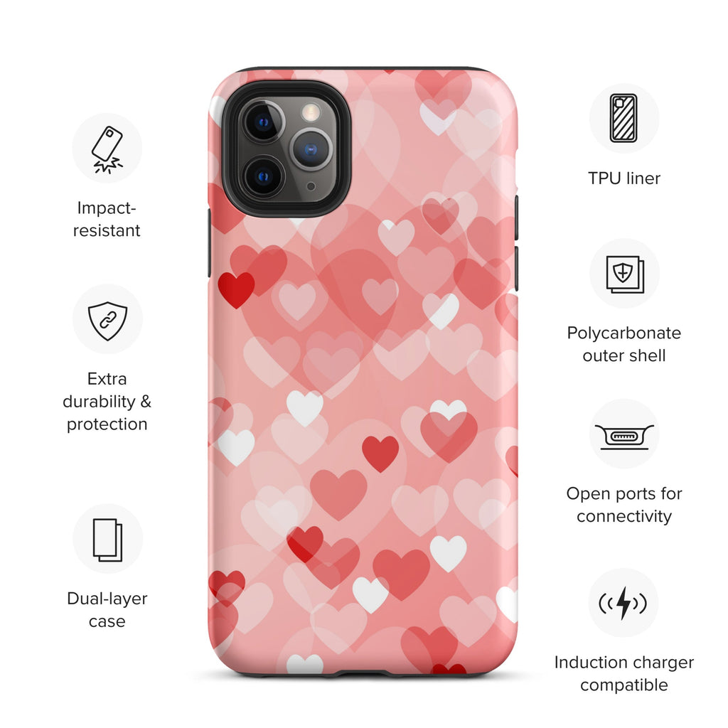 Premium iPhone Case - Multi-Heart