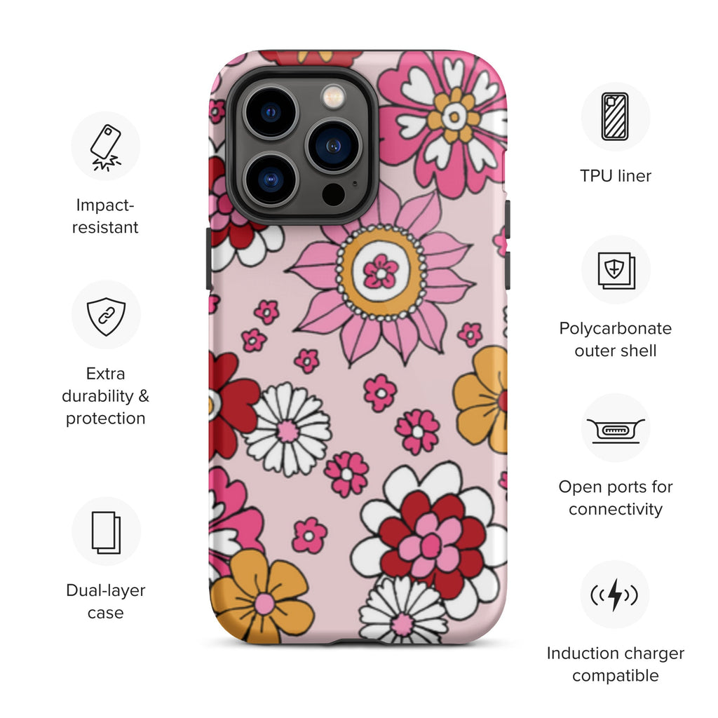 Premium iPhone Case - Pink Flowers