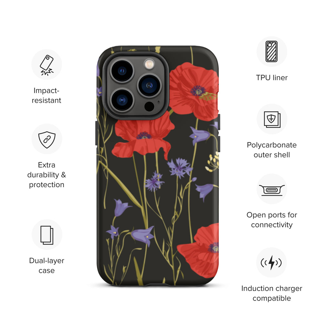 Premium iPhone Case - Poppies